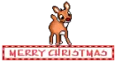 merry christmas rudolph blinkie