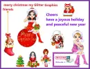 Merry christmas my Glitter Graphics friends