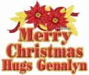 Merry Christmas Hugs Genalyn