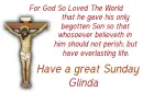 For God so loved the world GLINDA