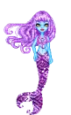 purple n blue mermaid