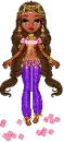 Exotic Belly Dancer doll