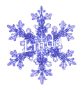 Blue Snowflake - Linda