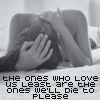 the ones....