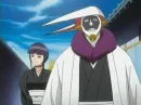 Kurotshuchi Mayuri w/ his daughter in the background