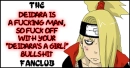 deidara is a effin boy fan club