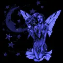 Blue Fairy Blowing A Kiss