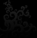 black swirls