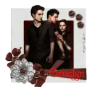 New Moon Red & White - Genalyn