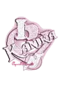 pink new jersey devils heart charm kanika