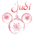 Mickey Ornament, Judi