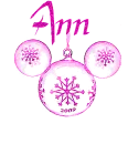 Mickey Ornament, Ann