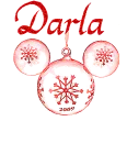 Mickey Ornament, Darla