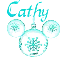 Mickey Ornament, Cathy
