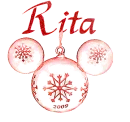 Mickey Ornament, Rita