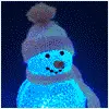 glowing snowman avatar