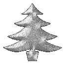 silver christmas tree avatar
