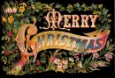 victorian christmas tag