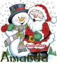 Amanda- Christmas snowman