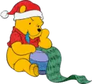 Pooh makin' a list