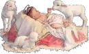 adorable baby Jesus in manger