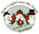 Season's Greetings-snowmen