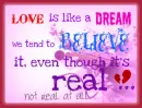 love is dream