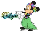 Hula Minnie Mouse -Laikyn-