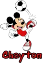Soccer Mickey Mouse -Chayton-