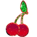 glitter cherries