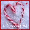 candy cane I love you