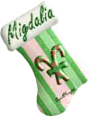 green candy cane stocking migdalia
