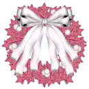 PINK CHRISTMAS WREATH
