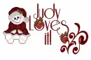judy loves it snowgirl
