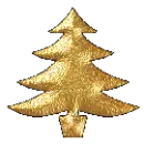 gold christmas tree avatar
