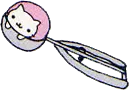 Kitty in Icecream Scoop