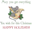 mouse's christmas list