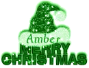 Green Santa Hat - Amber