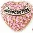 Juicy Pink Heart Stud