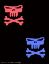 skulls blue