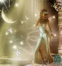 golden fairy glittered