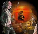 glittered pirate