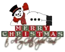 Merry Christmas-Glitter Graphics Friends
