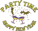 happy new year party time
