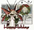 angel happy holidays angel kisses