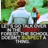 The school doesn't suspect a thing