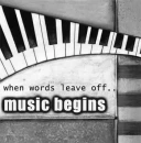 music begins