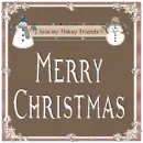 snowman merry christmas