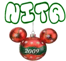 Mickey Ornament, Nita