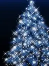 blue christmas tree